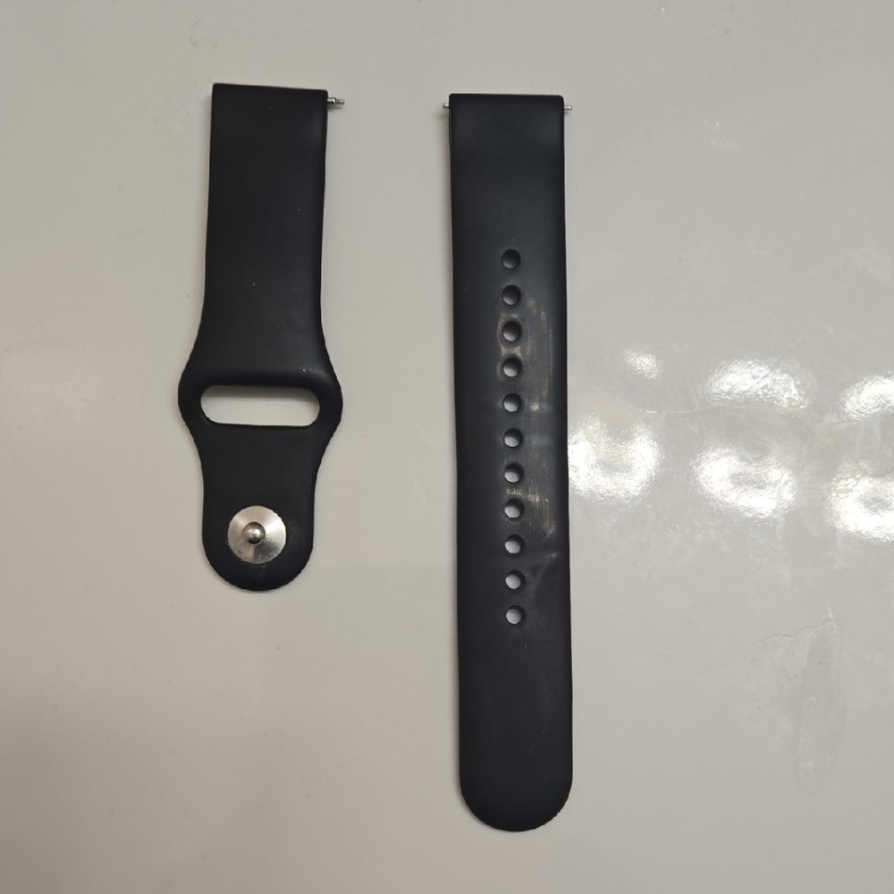 Black Silicone Samsung Galaxy 3 41mm Watch Band